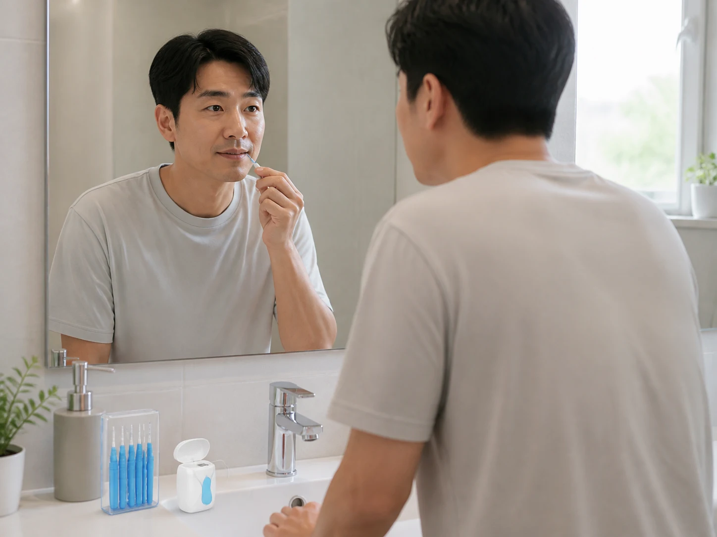 어금니 잇몸 염증 관련 상황을 보여주는 안내 이미지